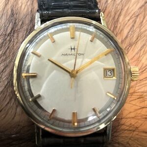 Hamilton Gold and Silver Watch